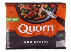 Quorn Frozen Barbecue Strips - meat free, vegan