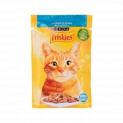 Friskies Wet Cat Food with Duck in Gravy - no added artificial colorants