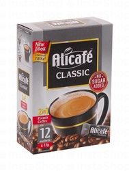 Alicafe Classic 2in1 Instant Coffee (12 Sachets) - no added sugar