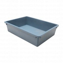 Stefanplast Gray Pet Litter Tray (38.5x28.5x9.5cm)