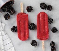 Blackberry Lemonade Popsicle - vegan