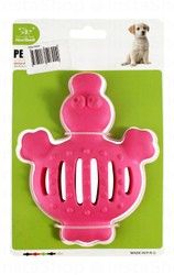 Nunbell Pink Crocodile Shape Squeaky Dog Toy