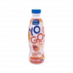 Almarai Yo Go Yogurt Drink with Real Fruit Pieces Banoffee Flavor