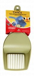 Stefanplast Twice Green Multipurpose Pet Scoop