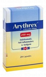 Arythrex Anti-Inflammatory 200mg Celecoxib Antirheumatic & Analgesic