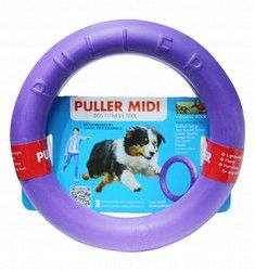 Puller Midi Purple Fitness Fetch Toy for Medium Dog Breeds