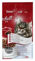 Bewi Cat Dry Food with Fish for Sterilized Adult Cats (1+ Years) - artificial colors free, artificial flavors & artificial preservatives free