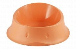 Stefanplast Large Orange Plastic 1L Pet Bowl