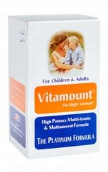 Vitamount High Potency Multimineral & Multivitamin Supplement for Children & Adults