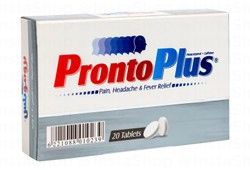 Pronto Plus with Paracetamol & Caffeine for Fever & Pain Relief