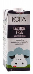 Koita Low Fat Cow Milk - lactose free, antibiotic free, artificial preservatives free