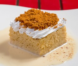 Lotus Milk Cake Slice