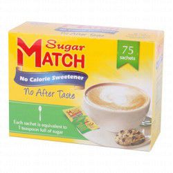 Sugar Match No Calorie Sweetener (75 Sachets)