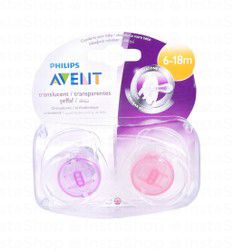 Philips Avent Translucent Teats (6-18 Months) - BPA free