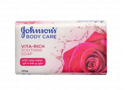 Johnson's Vita Rich Soothing Soap Bar with Rose Water