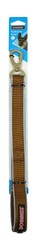 Dogness Large Brown Reflective Leash (152x2.5cm) for Dogs (Up to 42kg)
