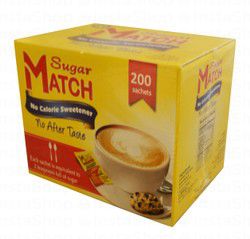Sugar Match No Calorie Sweetener (200 Sachets)