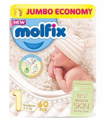 Molfix Newborn Baby Diapers Size 1 (2-5kg)