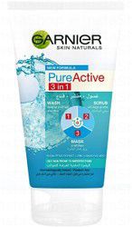 Garnier Skin Active Pure Active 3 in 1 Facewash