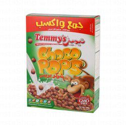 Temmy's Choco Pops Puffed Corn With Cocoa - GMO free