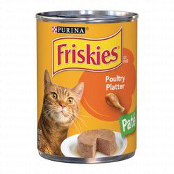 Friskies Wet Cat Food Pate with Poultry Meat