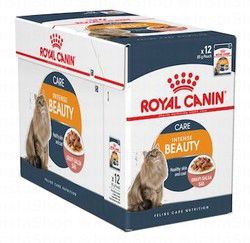 Royal Canin Feline Care Nutrition Intense Beauty Care Wet Cat Food in Gravy for Adult Cat (1+ Year)