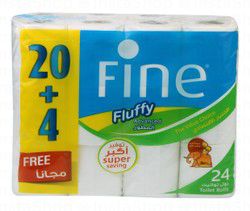 Fine Fluffy Advanced Toilet Paper Rolls