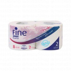 Fine Jumbo Compressed Toilet Paper Rolls
