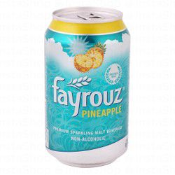 Fayrouz Pineapple Sparkling Non Alcoholic Malt Beverage