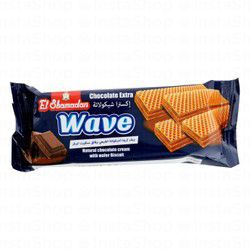 El Shamadan Wave Natural Chocolate Cream with Wafer Biscuit