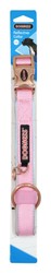 Dogness Large to Extra Large Pink Reflective Dog Collar (55-76x2.5cm)