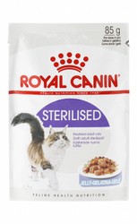 Royal Canin Feline Health Nutrition Sterilised Adult Wet Cat Food in Jelly