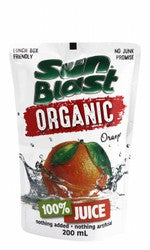 Sun Blast Organic Orange Juice - junk free