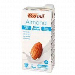 Ecomil Organic Almond Drink with  Calcium - gluten free, lactose free, sugar free, vegan