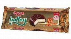 Ulker Halley Chocolate Coated Biscuits with Marshmallow