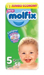 Molfix Baby Diapers Size 5 (11-25kg)