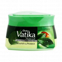 Dabur Vatika Styling Hair Cream Nourish &amp; Protect with Henna, Almond &amp; Aloe Vera