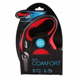 Flexi Comfort Retractable Large Red 5m Leash (Dogs Up to 60kg)