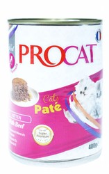Procat Complete Wet Cat Food with Beef for Kittens
