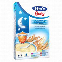 Hero Baby Good Night Cereal with Wheat, Oats &amp; Milk (6+ Months)