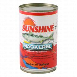 Sunshine Mackerel in Natural Oil &amp; Brine