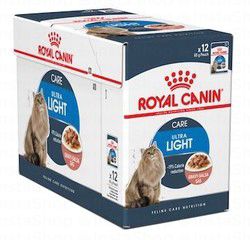 Royal Canin Feline Care Nutrition Ultra Light Care Adult Wet Cat Food in Gravy (1+ Year)