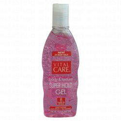 Vital Care Body &amp; Texture Super Hold Hair Gel 8 Hold &amp; Shine
