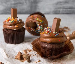 Kitkat Swirl Cupcake