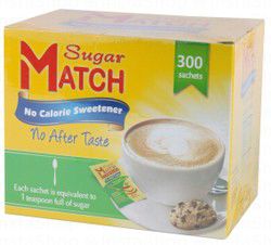 Sugar Match No Calorie Sweetener (300 Sachets)