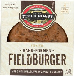 Field Roast Vegetarian Hand Formed Field Burger - vegan