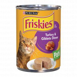 Friskies Wet Cat Food Pate with Turkey &amp; Giblets