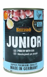 Belcando Complete Wet Food with Chicken, Egg &amp; Chia Seeds for Junior Dogs