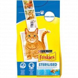 Friskies Cat Food Sterilized with Salmon &amp; Vegetables