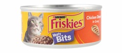 Friskies Meaty Bits Wet Cat Food with Chicken in Gravy